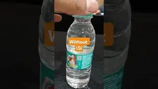 No ISI needed for Packaged Drinking Water #waterbusiness #noisi