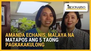 Amanda Echanis, malaya na matapos ma-acquit sa kasong illegal possession of firearms and explosives