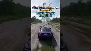 Old Vs New Cars Jump Test On Forza Horizon 5! #shorts #forzahorizon5 #fh5