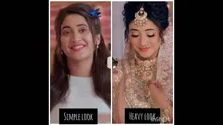 Simple look😇✨Heavy look🎇⚡which is best🌸❤️??
