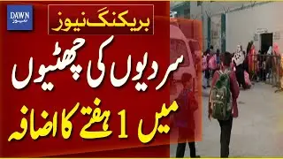 Punjab Extends Winter Vacations by One Week | Breaking News | Dawn News
