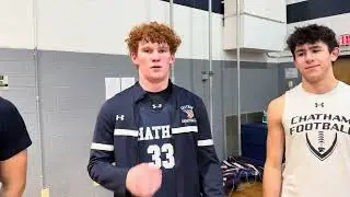 Chatham boys basketball players talk about their win vs. Morris Knolls