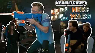 Hermitcraft NERF WAR!! | Hermitcraft Charity Stream 2025 [Gamers Outreach] #GFG2025