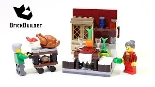 Lego 40123 Thanksgiving Feast - Lego Speed Build
