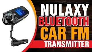 Nulaxy Bluetooth Car FM Transmitter Audio Adapter Receiver Wireless Hands Free Car Kit W 1.44