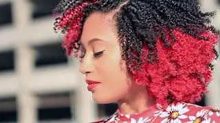 How To Create Beautiful Colored Curly Hair Without Using Dye | Kyma Monai