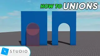 Как использовать UNIONS! Крутые фигуры без Blender! (Roblox Studio)