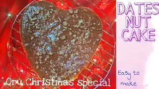 Dates Nut Cake|Easy to make||EarlyChristmas special