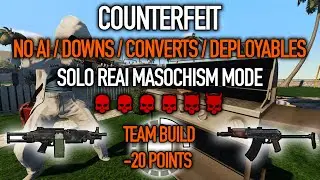 Payday 2, Counterfeit Solo DS/OD REAI MasoMode, No (AI/Downs/Converts/Deployables) Armorer LMG Build