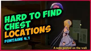 Hidden Chest in Fontaine 4.1 |  Genshin Impact Guide