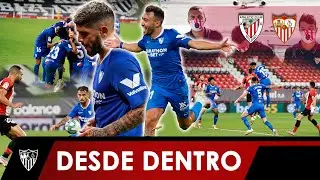 La remontada sevillista en San Mamés, desde dentro