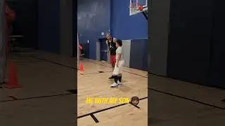 Father and son moments 💙  #aau #basketball #training #youthsports