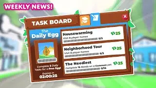 🥚 ЕЖЕДНЕВНОЕ ЯЙЦО?! ✨ Еженедельные новости! 📰 Adopt Me! в Roblox