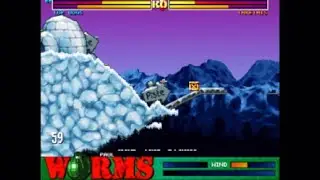 Worms (1995) Gameplay | #OldSchool #RetroGaming