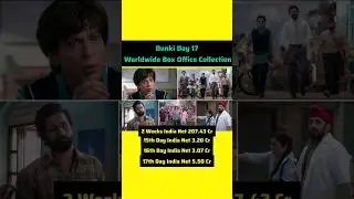 Dunki Box office collection, Shahrukh Khan, Dunki 16th Day Collection worldwide, Dunki Movie Review