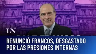 Renunci&oacute; Guillermo Francos como jefe de Gabinete: lo reemplazar&aacute; Manuel Adorni