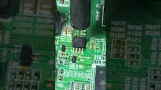 TV Not Turning On? Faulty Memory IC Replaced! ⚡🔧 #shortsfeed #repair #shortvideo #soldering