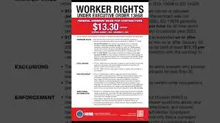 Workers Rights Exec. Action 13658