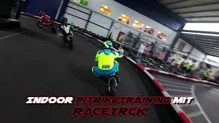Pitbike Indoor Training auf der Kartbahn in Wörth