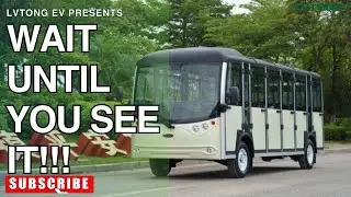 A Massive Electric Shuttle on the Road | LVTONG S14 Demo Drive Test & Features