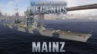 World of Warships: Legends - War Tales, MAINZ, 500K DMG, 10 KILLS, 1000000 Credits !