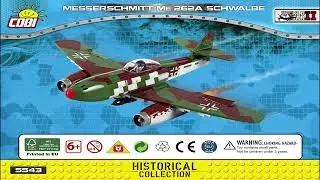 Cobi Instructions | Small Army / WW2 | 5543 | Messerschmitt Me 262A Plane