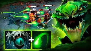 Dota 2 Viper gameplay Butterfly+Eye of Skadi