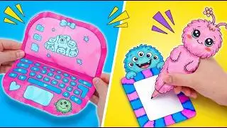 Super Cute Drawing Set! Labubu Pad, Capy Pen & DIY Squishies 🐾💻