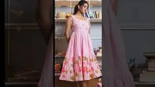 Digital print frock🥰 printed dress design👗Frock design  2023#shorts  #womensfashion #viral#trending