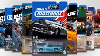 Showcase - Matchbox American Convertibles, Germany, Hot Wheels F & F, Speed Graphics, Zamac.