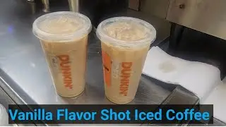 Dunkin Donuts French Vanilla Flavor Shot Iced Coffee
