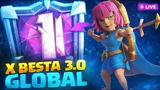 🔥 AO VIVO — X-BESTA 3.0 NO TALOO! | PUSH DE TROFÉUS E DECK META 🔥