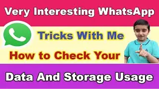 | How To Mark Star Messages In Whatsapp | How To Check WhatsApp Data And Storage Usage