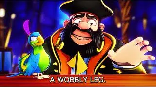 Pirate Captain vs. The Parrot Who Became a Ship's Comedian | Read aloud stories