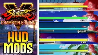 SFV Champion Edition - HUD Mods Showcase