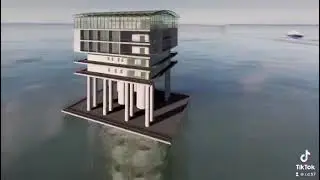 Sanctuary (marine research centre) restoration of oil rig