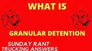 Grains of Detention | Sunday Rant | Trucking Answers