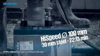 This is how you drill through solid steel! 💪