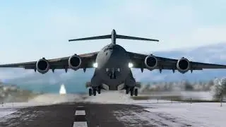 C-17 Globemaster III Incredible Takeoff from Skiathos | Short Runway Challenge | MSFS 2020