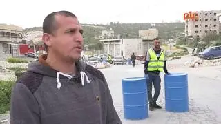 شاهد إجراءات الطوارئ في بلدة إذنا غرب الخليل لتطويق كورونا