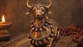 Antique Dokra Brass Nandi | Handcrafted Luxury Home Decor & Spiritual Idol