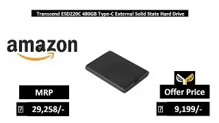 Transcend ESD220C 480GB Type-C External Solid State Hard Drive