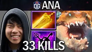 OG.ANA SMURF PRIMAL BEAST WITH 33 KILLS & RADIANCE - DOTA 2 7.31 GAMEPLAY