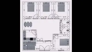 33 X 34 House Plan ll 33 X 34 Ghar Ka Naksha ll 4 bedroom #Shorts