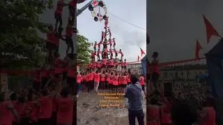 First in Palghar District 8 thar | Vishal Govinda Pathak Khairapada | Dahi Handi 2023 | Boisar