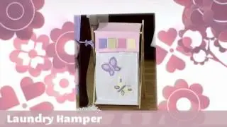 Pink and Purple Baby Bedding