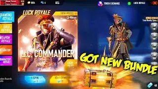 I got rare bundle in free fire || LC CAMANDER || #rarebundle #subscribe #lukegaming