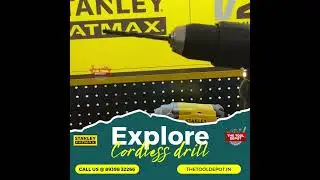 Explore the Demo of the Stanley FatMax Cordless Hammer Drill LIVE in Chennai @ TheToolDepot #stanley