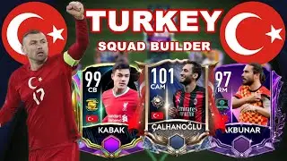 BEST POSSIBLE TURKEY SQUAD BUILDER IN FIFA MOBILE 21