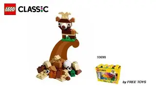New Idea!! - Lego Classic #10698 - Christmas Holiday Decorations - Reindeer / Deer | by FREE TOYS